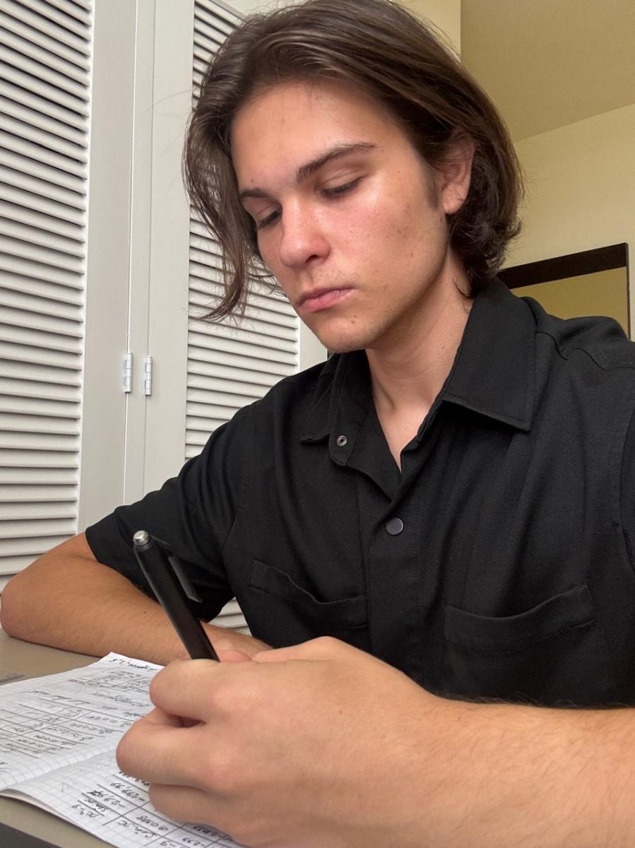 Junior Maxim D. hopes to further improve his study habits as one of his goals for this school year.