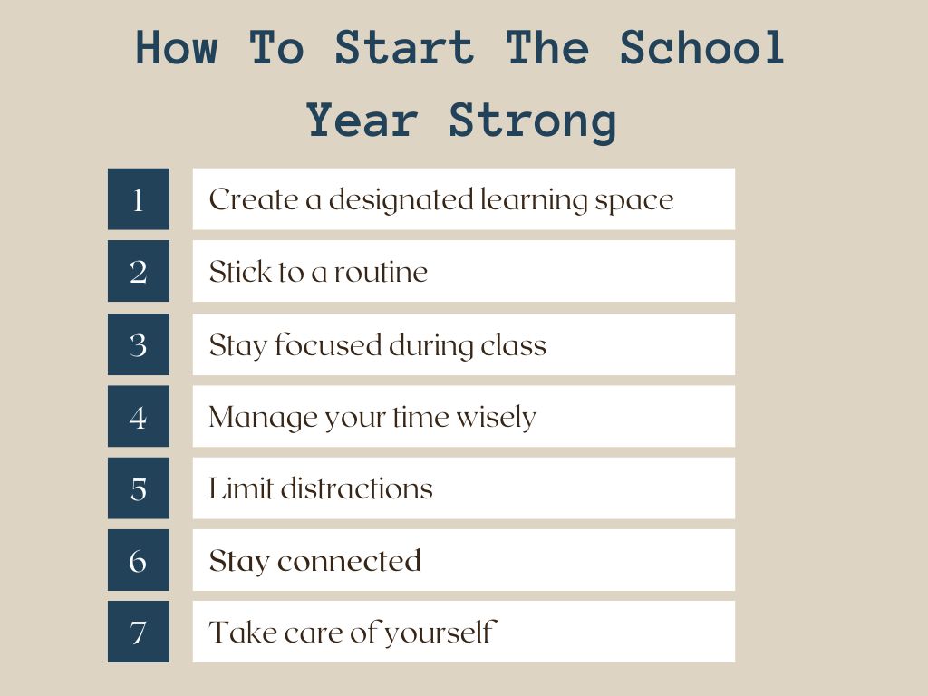 How To Start The School Year Strong